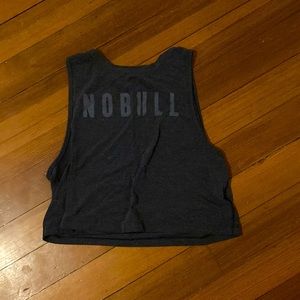 NOBULL crop muscle tank - navy